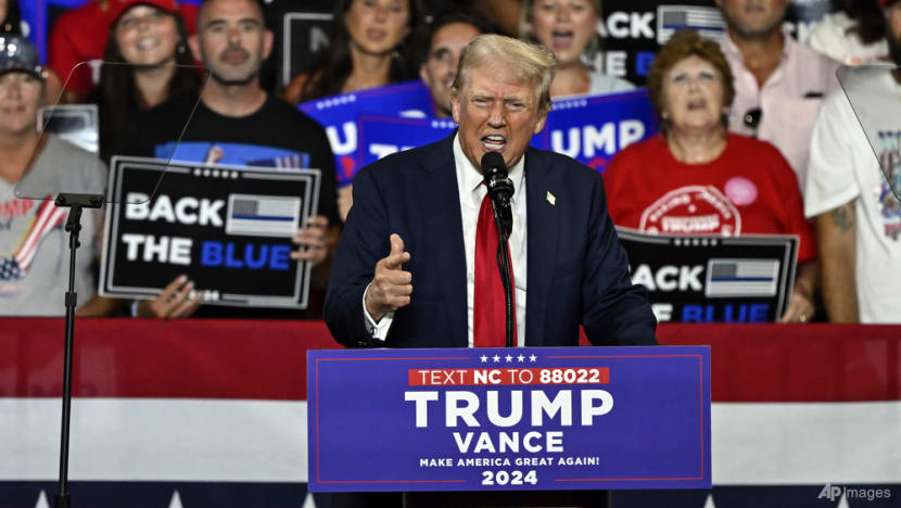 Trump calls Kamala Harris 'radical left lunatic' in first rally since Biden bowed out Trump calls Kamala Harris 'radical left lunatic' in first rally since Biden bowed out